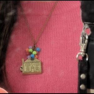 Balloon House Up Necklace Beads Pendant Long Neckl